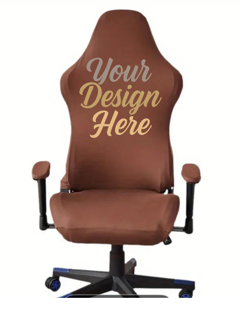 Custom Chair Cover for Office & Gaming with Logo Personalization