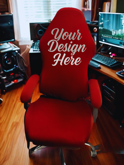 Custom Chair Cover for Office & Gaming with Logo Personalization